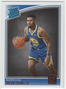 2018-19 Panini Donruss Jacob Evans III Rated Rookie #178