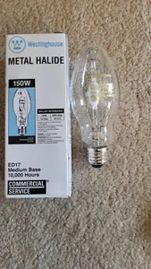 WESTINGHOUSE MH150/U/MED 150 WATT METAL HALIDE BULB MEDIUM BASE NEW - Picture 1 of 2