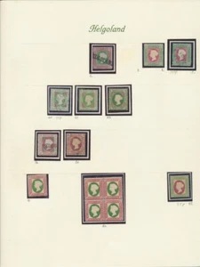 Helgoland Gut bestückte Sammlung ungebraucht + gestemp - Bild 1 von 1