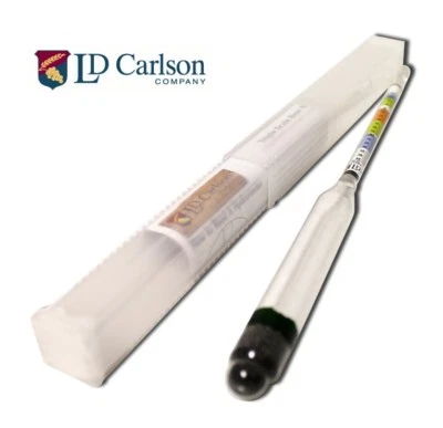 TRIPLE SCALE HYDROMETER for BREWING WINEMAKING MOONSHINERS MASH BEER WINE SHINE - Image 1 of 4