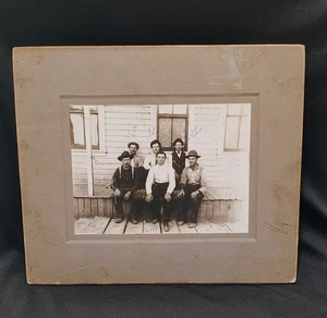 Antique Puyallup Valley Dairy Pioneer Photograph Wooden Boardwalk Alexander Fox - Picture 1 of 11