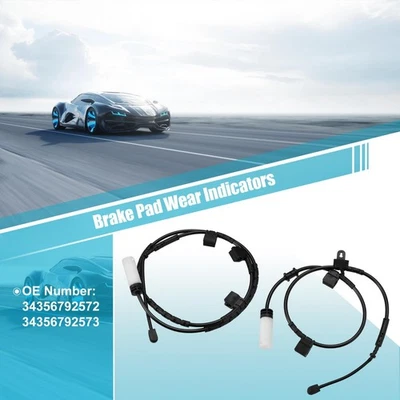2 peças 34356792573 sensor de desgaste da pastilha de freio dianteiro traseiro para Mini Cooper 1.6L 10-15 - Imagem 1 de 4