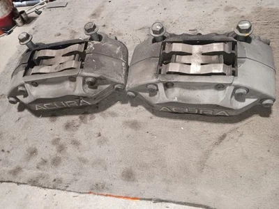2005-2012 Acura RL Advics Front Left Right 4 Piston Brake Calipers Set Pair OEM - Image 1 of 3