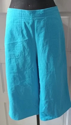 Pantalones capri ALFRED DUNNER verde azulado 16W Foto 1 de 4