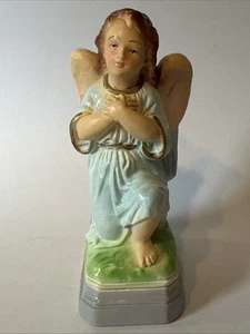 Vintage Chalkware Angel Figurine 5.25” Tall - Picture 1 of 6
