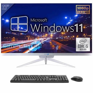 Aio All In One I5 10° Gen 27" Rgb Windows 11 Pro 4gb 120gb Pc Fisso Desktop_ - Afbeelding 1 van 9