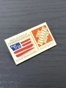 TDH Sponsor Unabhängigkeitserklärung Roadtrip Anstecknadel oder Hutnadel hinten Pin - Bild 1 von 8