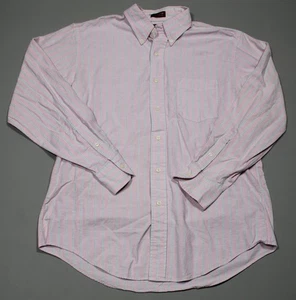 Vintage Chaps Ralph Lauren Shirt Mens L Striped Long Sleeve Button Down - Picture 1 of 6