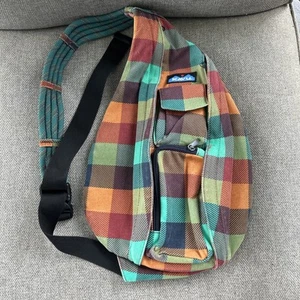 KAVU Rope Sling Rucksack mehrfarbig kariert - Bild 1 von 5