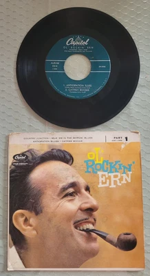 1957 OL' ROCKIN' ERN Tennessee Ernie Ford Cliffie Stone BLUES BOOGIE 45 rpm EP Foto 1 de 3