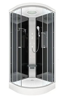 AcquaVapore Duschkabine Fertigdusche Dusche Komplettkabine D10-23T0 100x100cm  - Bild 1 von 4