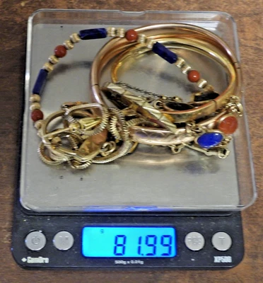 复古镀金珠宝 81 克用于废品/黄金回收/转售 — 第 1/4 张图片