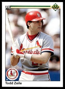 1990 Upper Deck Todd Zeile St. Louis Cardinals #545 - Picture 1 of 2