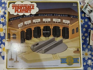 Vintage ERTL Thomas the Tank Engine & Friends TURNTABLE PLAYSET Gold Rail Series - Picture 1 of 17