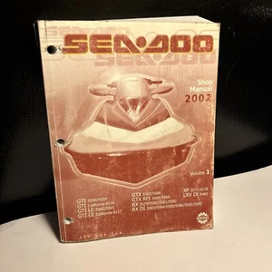 SeaDoo Factory Shop Manual! 2002 Vol 1 GTI GTILE GTX GTXRFI RX RX DI 219 100 143 - Picture 1 of 6