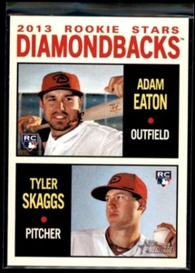 Diamondbacks 2013 Topps Heritage Adam Eaton/Tyler Skaggs radiocontrol #356 de Arizona - Imagen 1 de 2