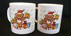 Tebro Christmas Bear Mugs