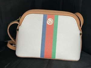 Bandolera Anne Klein Curvada Blanca Nueva Con Etiqueta - Imagen 1 de 4