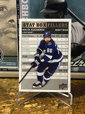 2023-24 Upper Deck Stat Box Fillers #SB1 Nikita Kucherov - Image 1 of 2