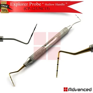 Dental UNC15 / CP-12 Color Coded Measurements Probe Periodontal Hollow Handle - Afbeelding 1 van 4