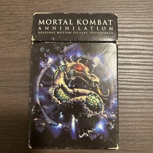 MORTAL KOMBAT ANNIHILATION OST super rare cassette tape 1997 Flip Cover Vtg