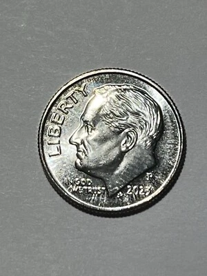2023 P Uncirculated Roll Of Roosevelt Dimes W/Die Chip  Errors On Every Coin(50) - Image 1 of 4