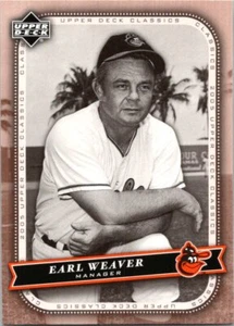 2005 Upper Deck Classics #28 Earl Weaver - Picture 1 of 2