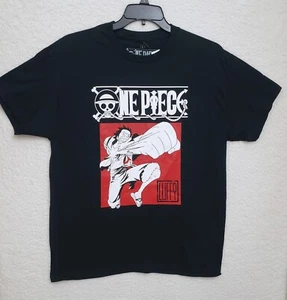 ONE PIECE LUFFY Japanese Anime Tee T-Shirt Adult Size L 42-44 Ripple Junction *A - Picture 1 of 5