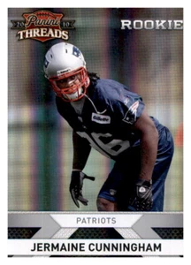 2010 Threads Jermaine Cunningham #D /250 Rookie RC Refractor PWE Patriots #241 - Bild 1 von 2