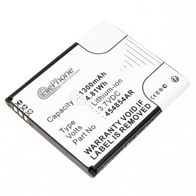 CELLEPHONE Akku Li-Ion für Panasonic KX-TU150 KX-TU155 KX-TU160 - ersetzt 454854AR