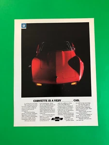 1975 CORVETTE ORIGINAL VINTAGE PRINT AD ADVERTISEMENT PRINTED 1 PAGE 75 - Imagen 1 de 1