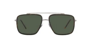 DG2220 DOLCE & GABBANA SUNGLASSES BRONZE HAVANA | POLAR GREEN 57-17-140 mm MEN - Picture 1 of 3