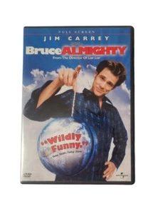 Bruce Almighty (DVD, 2003, Full Frame) Jim Carey Comedy Movie - Imagen 1 de 4