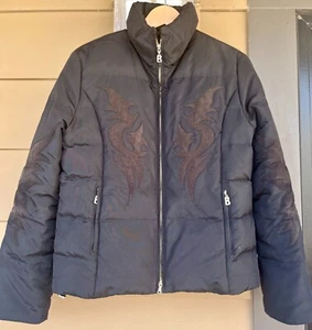 Bogner Ladies Vintage goose down filled Ski Jacket, size 8 - Picture 1 of 5
