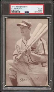 1947-66 Exhibits W461 #164 Stan Musial Kneeling 2 (MK) Cardinals (3776) - Picture 1 of 2