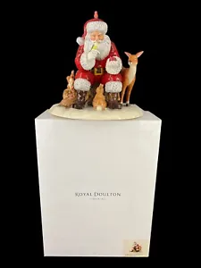 2016 Royal Doulton Woodland / Father Christmas HN5855 Earthenware Figurine MIB - Picture 1 of 12