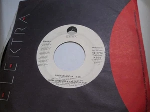 Rap Hip Hop 45 SUPER LOVER CEE & CASANOVA RUD "SUPER CASANOVA" PROMO ELEKTRA NM - Imagen 1 de 2