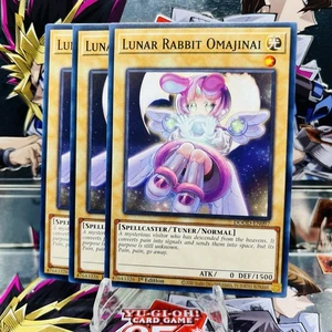 3x Yugioh Playset Lunar Rabbit Omajinai DOOD-DE097 Common 1st Ed Near Mint - Bild 1 von 1