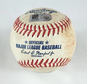 2023 Phillies National Game Used Baseball Dominguez Alex Call Single Jake Alu GO - Picture 1 of 4