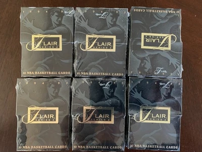 1994-95 FLAIR NBA BASKETBALL SERIES 2 TRADING CARDS LOT OF 24 SEAL PACKS - Image 1 of 3