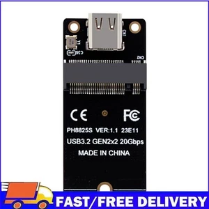 ASM2364 NVME Conversion Board M.2 To Type C Riser Board for SSD 2230/42/60/80 - Afbeelding 1 van 11