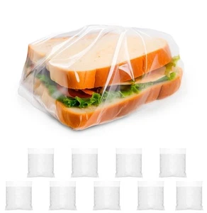 Fold Top Plastic Sandwich Bags 6.75 x 6.75 Inches, Pack of 2000 - Picture 1 of 8