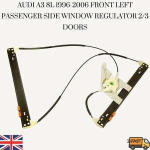 WINDOW REGULATOR WITHOUT MOTOR FRONT LEFT FOR AUDI A3 8L1 1996-2003 HATCHBACK - Picture 1 of 12