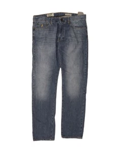 MARLBORO CLASSICS Mens Regular Tapered Jeans W34 L34 Blue Cotton AK08 - Picture 1 of 3