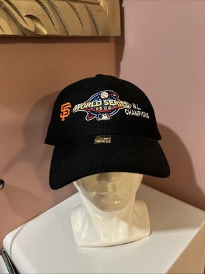 World Series Hat Cap 2002 San Fransisco Giants One Size Twins Enterprise Black - Image 1 of 4