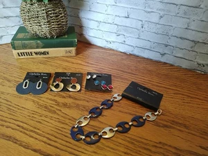 Ophelia Roe Jewelry Lot Necklace, Earrings 4 Piece - Picture 1 of 7