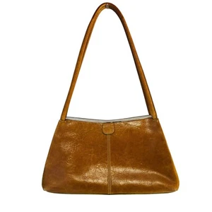 Bolso de mano de cuero tostado Pelle Studio Wilson bolso con asa superior bolso de diseñador magnético - Imagen 1 de 13
