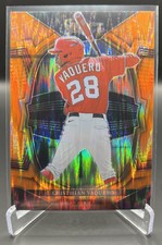 2023 Panini Select CRISTHIAN VAQUERO Concourse Orange Flash Prizm #55(Nationals)