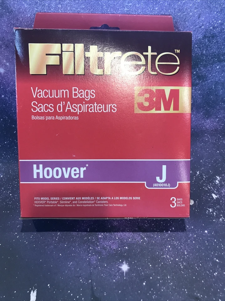 3M Filtrete Eureka MM Micro Allergen Vacuum Bags  Hoover J Bags  - 3 bags/ Box - Image 1 of 2