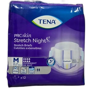 Slip da notte elasticizzato Tena ProSkin 12 per confezione Medium nuovo con scatola - Foto 1 di 2